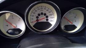 257-05586 Dodge Speedometer 120 Mph Manual Locks Fits 09 Caliber 483947