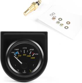 Dyno101120 Dyno Racing 2 Inch 52mm Pointer Car Water Temperature Gauge 40-120 Celsius /100-250 Dyno101120 Dyno Racing 2 Inch 52mm Pointer Car Water Temperature Gauge 40-120 Celsius /100-250