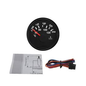810-00035 Eling 52mm Water Gauge Temperature Meter 40-120 Degree Pointer Black