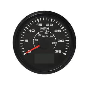 0-55km Eling El0189 Atv Car Boat Gps Speedometer Velometer 0-35mph 0-55km/h Odometer Gauge