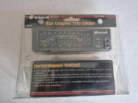 6270 Equus Bar Graphic Trio Gauge - Volt Water Temperature And Oil Press Sender