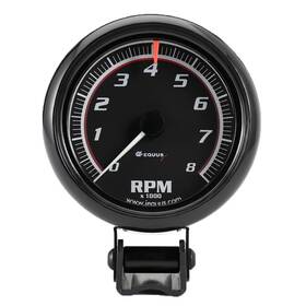 E6086 Equus Gauge Tachometer 2 1/2 Inch 8k Rpm Blk Dial Case 6000 Series E6086 Equus Gauge Tachometer 2 1/2 Inch 8k Rpm Blk Dial Case 6000 Series