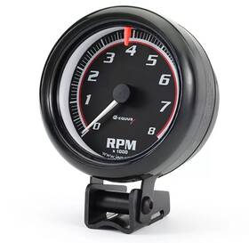 034-0100-2 Equus E6088 6088 Gauge Tachometer 3-3/8 Inch 8k Rpm Blk Dial Case 6000 Series