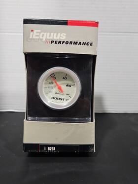 E8257 Equus Iequus Performance - Mechanical Vacuum/boost Gauge Silver 30 Hg/30 Ps E8257 Equus Iequus Performance - Mechanical Vacuum/boost Gauge Silver 30 Hg/30 Ps