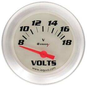 8-18v Equus E8468 8000 Series 2-5/8 Inch Electric Volt Gauge