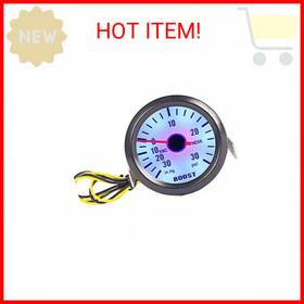 Esupport 711041558503 Car 2 Inch 52mm Turbo Boost Gauge Meter Psi Pointer Blue Led Light