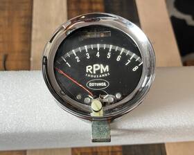 3005155 Faria Vintage Ford Rotunda 8000 Rpm Tachometer Patent - Parts/repair 3005155 Faria Vintage Ford Rotunda 8000 Rpm Tachometer Patent - Parts/repair