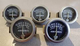 4910-5-22a Faria 4910522a Amperes Gauge Vintage Auto Marine Steam Punk Usa Nice Qty Avail