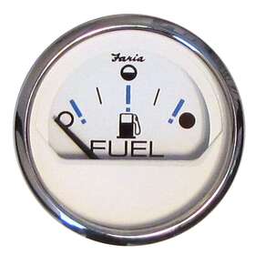 13818 Faria Beede Instruments Chesapeake White Ss 2 Inch Fuel Level Gauge - Metric 13818 Faria Beede Instruments Chesapeake White Ss 2 Inch Fuel Level Gauge - Metric