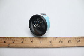 13001 Faria Coral Fuel Gauge Black Glass Aluminum 1/2inch 13001 Faria Coral Fuel Gauge Black Glass Aluminum 1/2inch