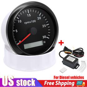 K0158-dr01 Faymizsa Cx8145b 85mm Diesel Engine Tachometer 0-3000rpm Tacho Gauge With Adapter Sensor Us K0158-dr01 Faymizsa Cx8145b 85mm Diesel Engine Tachometer 0-3000rpm Tacho Gauge With Adapter Sensor Us