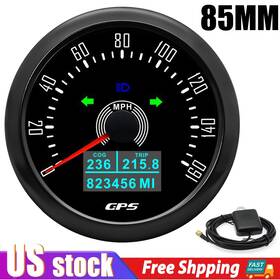 Cx8223bus Faymizsa 85mm Boat Gps Speedometer 0-160mph Odometer Gauge For Car Motorcycle Marine Us