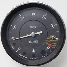 62-0969 Ferrari Used Genuine Oem Veglia Borletti Tachometer For Gtb4 Daytona