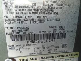 7f9t-10849-ca Ford 257-02517 Speedometer Cluster Mph Sel Id Fits 07 Freestyle 1693733