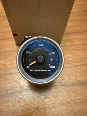 4g7t-10883-aa Ford 2005 2006 Gt 40 Super Car Oil Pressure Gauge 4g7t-9273-aa