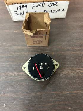 8a-9280-a Ford 1949 Passenger Car Dash Gas / Fuel Gauge Nos 425