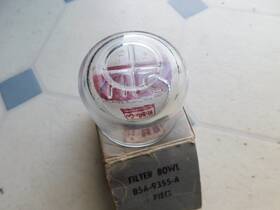 B5a-9355-a Ford Nos Oem Thunderbird Inch Hc Glass Fuel Pump Filter Bowl 1955-62