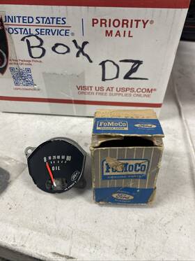 C1tf-9273-c Ford 1961-1966 Truck Oil Pressure Gauge Nos