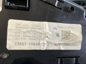 Cm5z10849cta Ford Used Speedometer Gauge Fits 2014 Focus Cluster Gasoline Without Turbo Mph Id C
