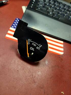 D7sz-9b308-a Ford Oil Gauge 1972 1973 1974 1975 1976 Torino Ranchero Mercury Montego Cougar