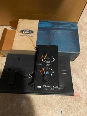 E7tz-9280-c Ford 1 Nos 1987 1988 Bronco Truck F150 Fuel Gas And Oil Pressure Gauge 87 88