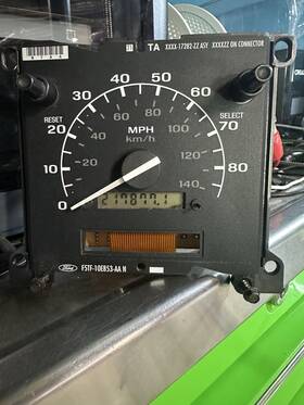 F2tf-10e853-ae-n Ford 92-96 F150 Speedometer 217 876 Miles Oem 93-94-95 F250 F350 Psom Tested