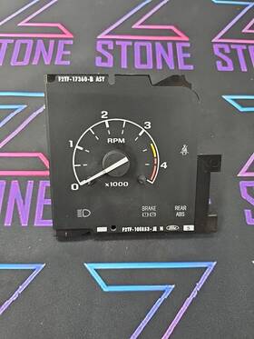 F2tf-17b316-a Ford 92-96 Truck F Series Bronco Instrument Cluster Diesel Tach Tachometer Gauge