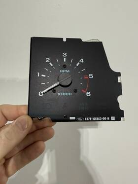 F37f-10e853-dd Ford 89-94 Bronco Ii Explorer Ranger Instrument Cluster Tach Tachometer Gauge