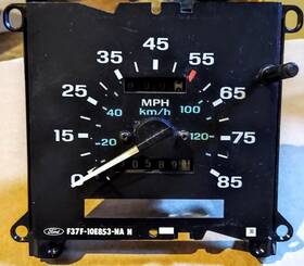 F37f-10e853-na Ford 89-94 Explorer Ranger Bronco Ii Instrument Cluster Speedometer Gauge Oem