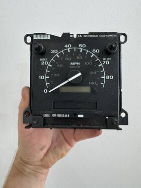 F5tf-10e853-aa Ford 1992-1996 F150 F250 F350 Pickup Bronco Speedometer Gauge Unknown Miles