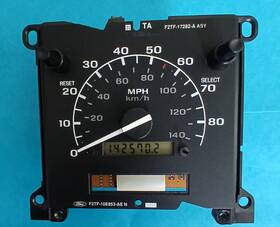 F5tf-10e853-aan Ford 1992-1996 Bronco F150 F250 F350 Speedometer Psom Gauge 142k Miles