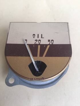 O1a-9273b Ford Vintage Nos 1940 Deluxe Oil Pressure Gauge Dash Unit 0-50 Range