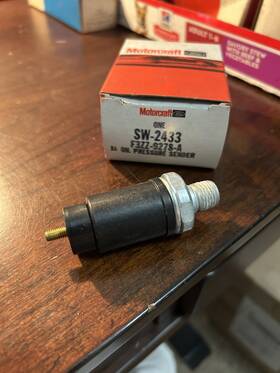 F3zz-9278-a Ford Sw2433 1990-1993 Nos Mustang Oil Pressure Sending Unit Sw-2433 Usa