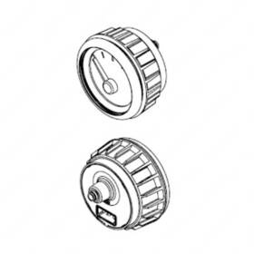 A22-63865-000 Freightliner Brake Pressure Gauge Tractor Kpa For