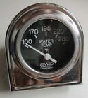 6919 Ga15 Datcon Vintage Bwd Classic Water Temperature Black Gauge Chrome Bezel