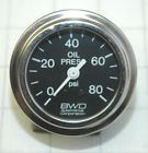 Ga20 Bdd Bwd Black Faced Oil Pressure Gauge Dial Rat Rod Ga20 Bdd Bwd Black Faced Oil Pressure Gauge Dial Rat Rod