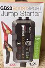Gb20 Noco New Genius Boost Sport 12v 400a Ultrasafe Lithium Jump Starter Pack 046221150018
