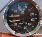 Gd1502-03 Smith Combination Gauge Oil Pressure Water From Austin Healey Gd1502-03 Smith Combination Gauge Oil Pressure Water From Austin Healey
