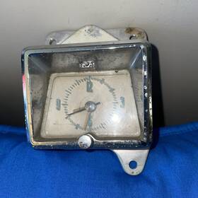 D602 Ge Vintage Motocron In Dash Mercury Clock Untested 6 Volt