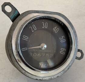 1548346 General Motors 1955-1957 Corvette Original 6000rpm Tachometer - Untested