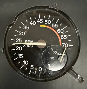 25058542 General Motors 1982-89 Camaro V8 Tachometer Oil Pressure Gauge Oem Working Pull 25058542 General Motors 1982-89 Camaro V8 Tachometer Oil Pressure Gauge Oem Working Pull