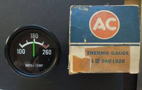 6401920 General Motors Gm Nos 1970s Gmc Truck Coolant Temperature Gauge 2.5 Inch Diameter #6401920 Ac Delco