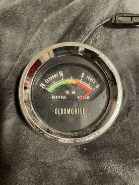 6460102 General Motors 1964-1968 Oldsmobile Cutlass 442 Vacuum Gauge