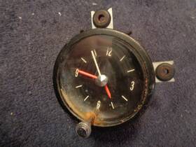 390640 General Motors Corporation 9.772 1966 1967 Olds E-body Toronado Oem Borg Electric Accessory Dash Clock Gauge
