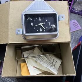 I837799 Geo W Borg Ac-2337 Vintage 1952 1953 Dash Clock Gauge Rat Rod Hot I837799 Geo W Borg Ac-2337 Vintage 1952 1953 Dash Clock Gauge Rat Rod Hot
