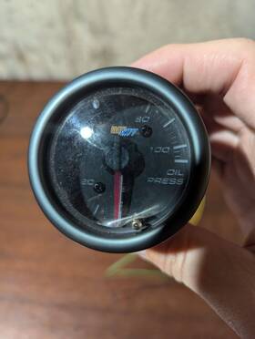 Gs-c704 Glowshift 52mm Black 7 Color Electronic Oil Pressure Psi Gauge Meter Gs-c704 Glowshift 52mm Black 7 Color Electronic Oil Pressure Psi Gauge Meter