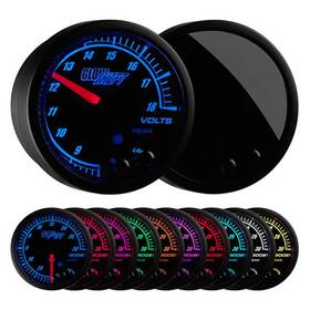 Gs-et05 Glowshift - Elite 10 Color Led Volt Gauge Kit
