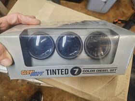 Glowshift Gs-t7-ds10 Tinted 7 Color Diesel Gauge Boost Pyrometer Egt Trans Temp