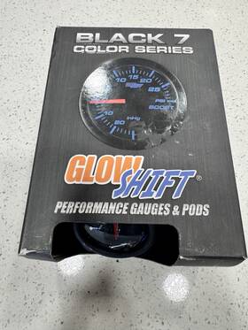 Gs-t701 Glowshift 20 Tinted 7 Color 35 Psi Boost Only Gauge Kit - 52mm 2-1/16 Inch