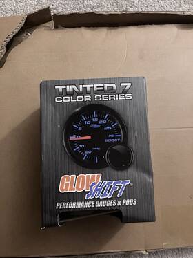 Gs-t714 Glowshift 52mm Tinted 7 Color 1600 Psi Nitrous Nos Pressure Gauge